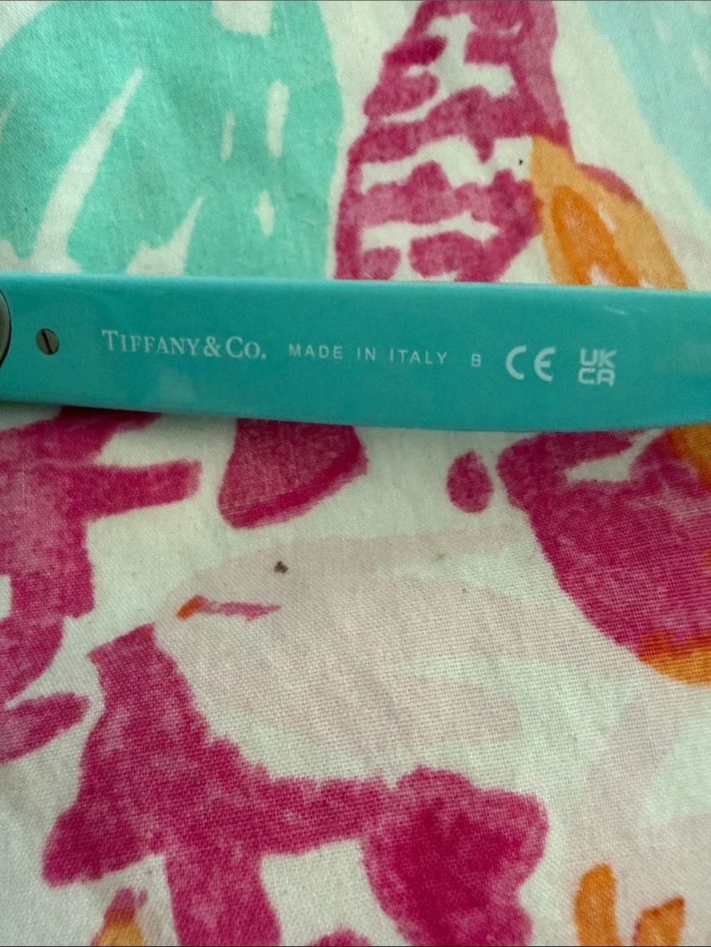 Tiffany & Co. Aqua Cat-Eye Optical Glasses Frame Only